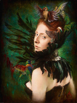 i_Avian Queen24x18 oil on linen 5500