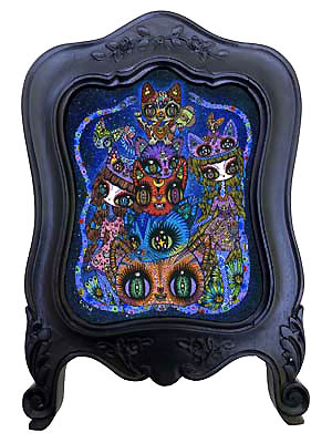 xluckycat-s-totem-framed