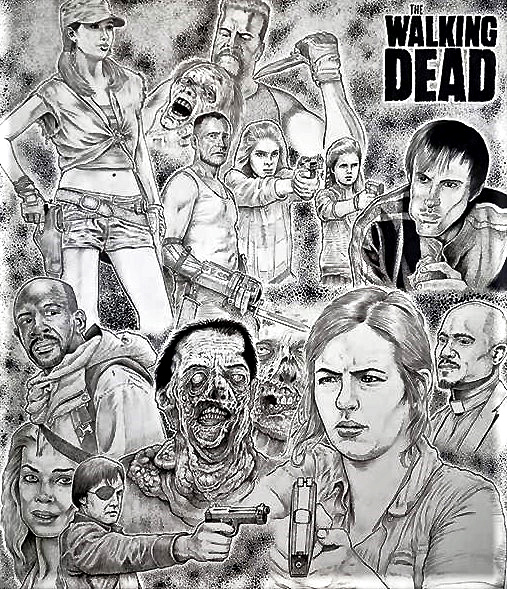 smits_Walking Dead collage for Janie