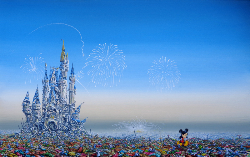 Disney Castle Landfill Mice