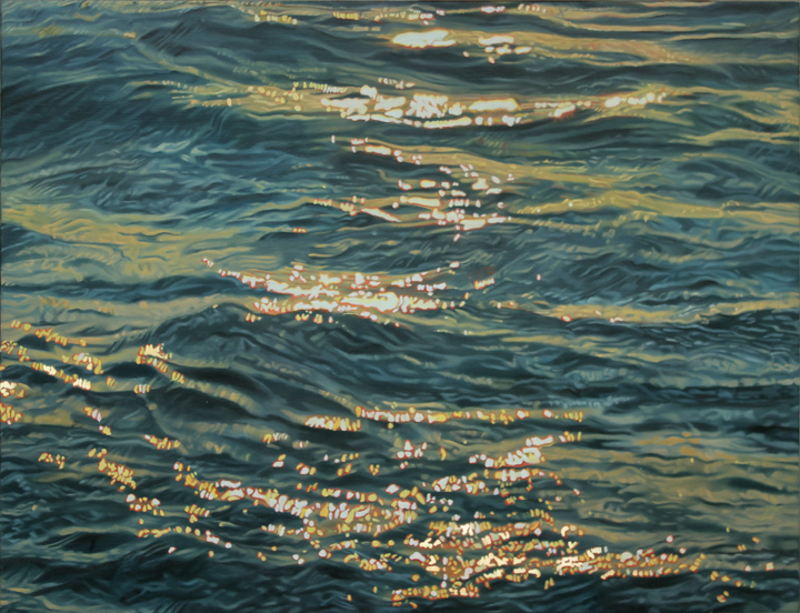 carina_NThe Ionian Shimmers oil wood panel, 16 x 20