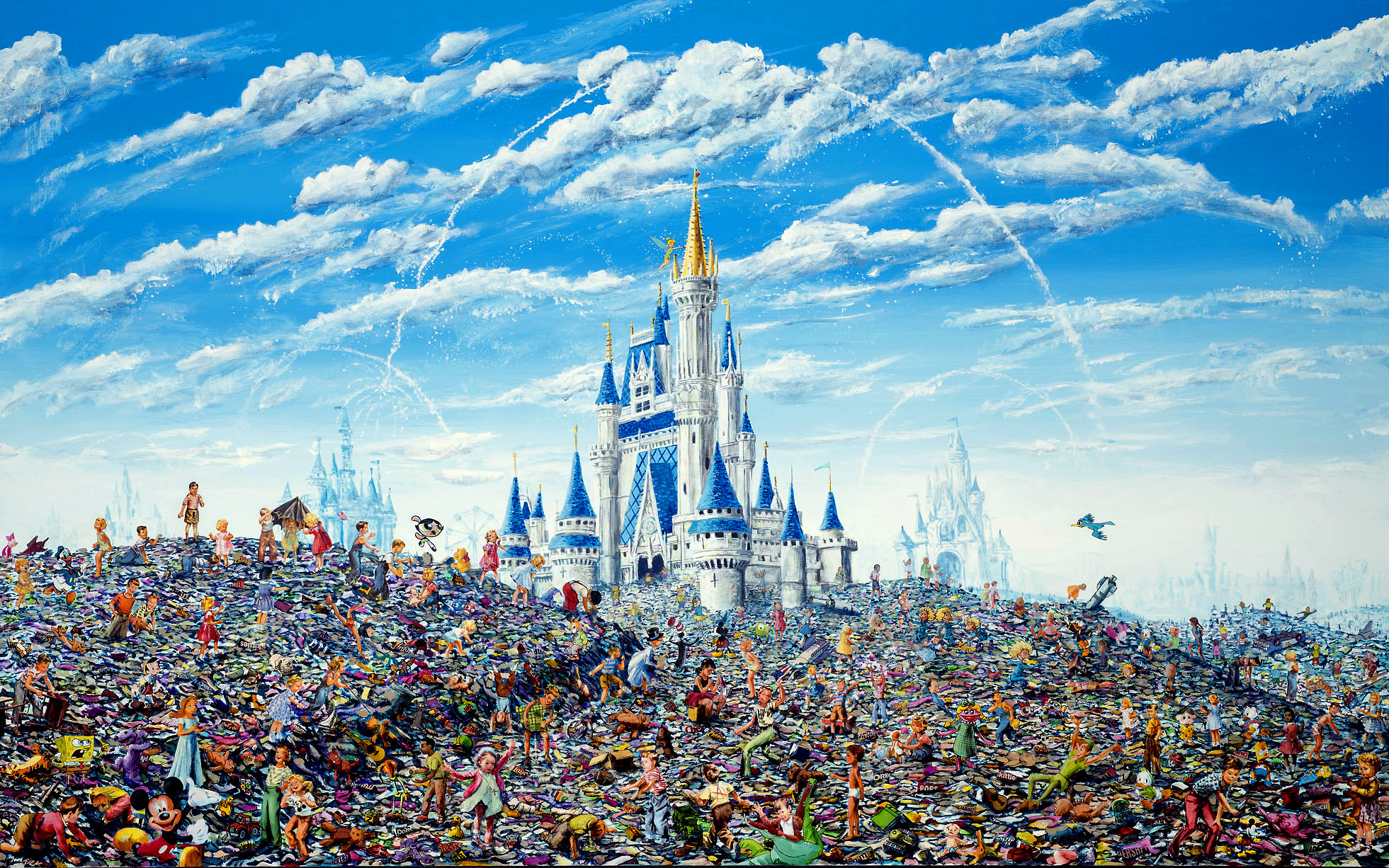 disneyworld Landfill Kids 28x45