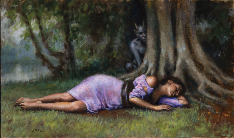 MLebow-The Dream-20x12 inches -oil on linen panel