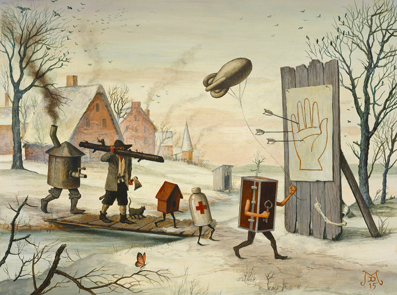 i_looking for the one 9x12 oil on panel