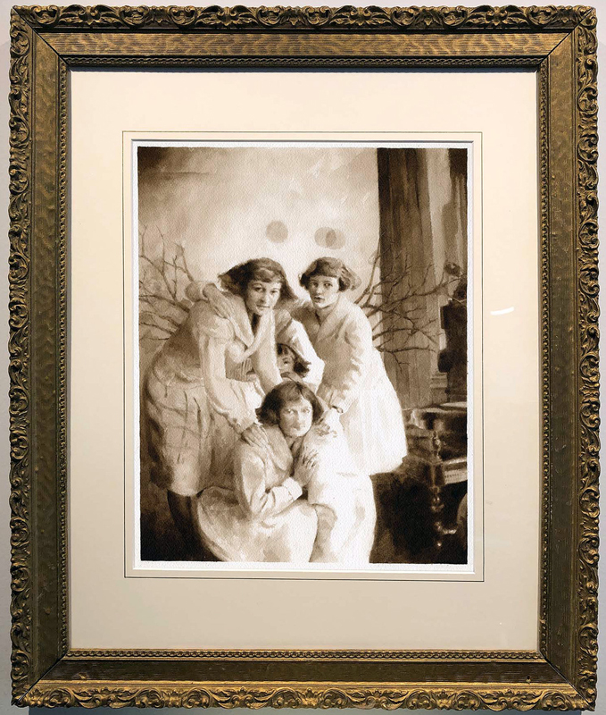 ZBenz and Chang - Second Heart, 1912 - Framed