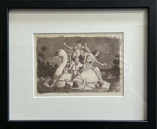 08Hell or High Water Composition Study Framed #2