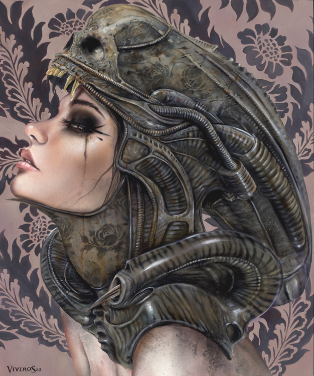 02Huntress(Alien Headgear II) 18x24viverosxgiger