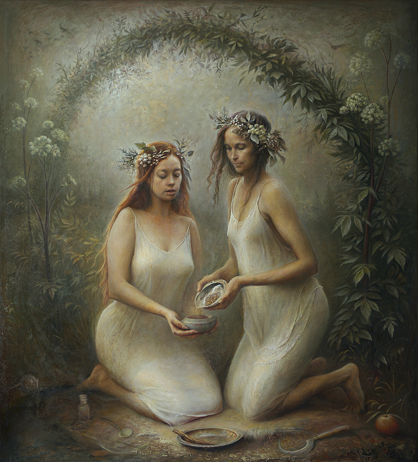 Archangelica _ 44 x 40 (112 x 102cm) _ Oil on Linen