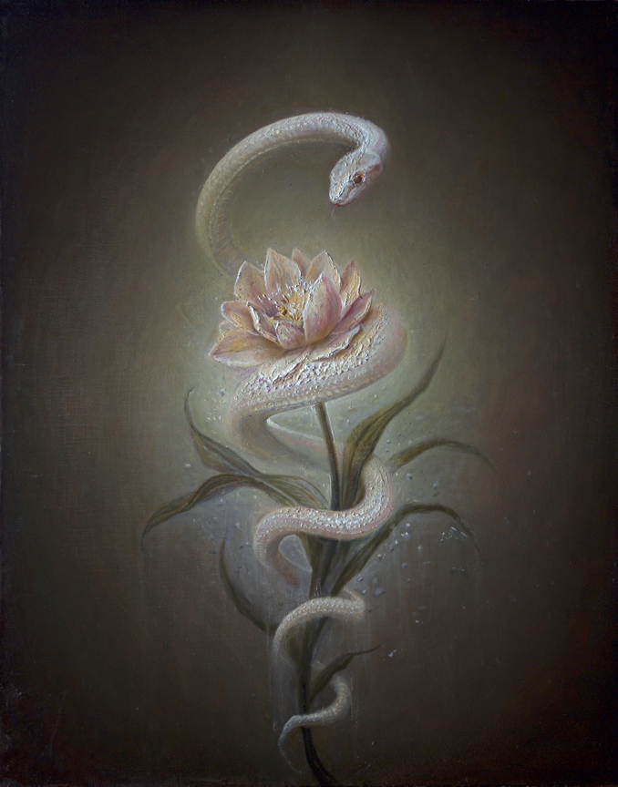 Gilgamesh's Flower _ 16 x 20 (41 x 51cm) _ Oil on Linen