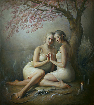 Bartemisia _ 44 x 40 (102 x 112cm) _ Oil on Linen