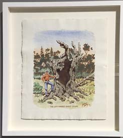 b_The_Left_Handed_Ghost_Stump_Watercolor_On_Paper_16.x5x13.25_$10,000