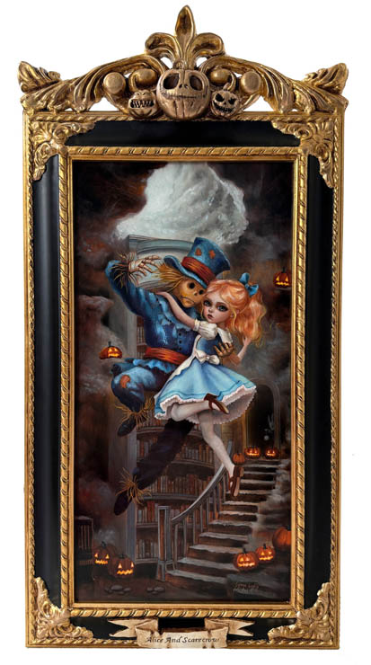 12Alice And Scarecrow framed