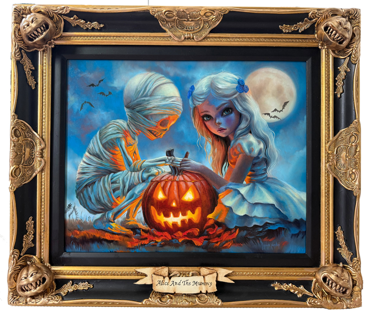 14Alice And The Mummy framed